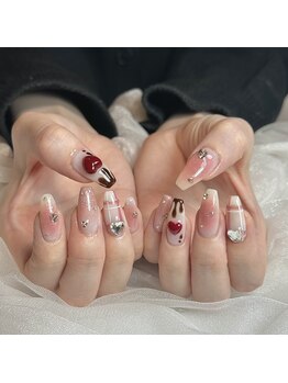 アーク(arc)/バレンタインネイル