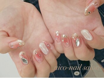 ニコ 茨木(nico)/チークネイル