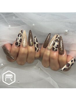 レディスペネイル ノウラ 名駅店(Redispe nail NouRa)/レオパードネイル