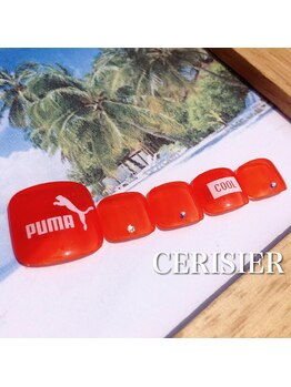 スポーティーフットジェルネイル