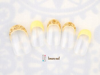 リモアネイル(limore nail)/ビジューフレンチ☆