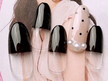 ネイルサロンフォーユー(for u)/ドットフレンチ♪￥5980