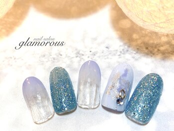 ネイルグラマラス 西新井店/《パラジェル》冬グラデーション