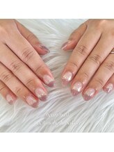 はあとねいる 八戸日計店/☆お客様ピンクネイル☆