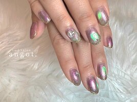 ニュアンスミラーフレンチネイル