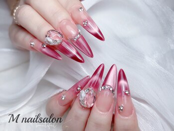 Mネイル/マグネット｜フレンチ