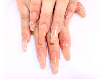 ネイルサロンアンドネイルスクールアートローズ 町田店(Art Rose)/シンプルスカルプネイル