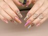 ◇hand◇★フィルイン＋長持ち★チップ長さ出し10本＋持込みデザイン ￥13000
