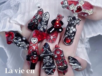 ラヴィアン 名古屋大須店(La vie en)の写真/取扱パーツが種類豊富♪地雷・量産型・ワンホン・推し活ネイルお任せ下さい☆自分の納得のいくネイルを！