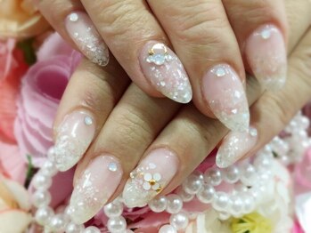 ネイルサロン 爪吉/シェルのスカルプチュア♪