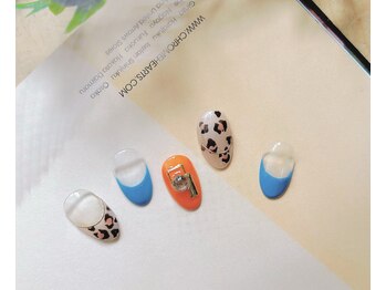 定額デザイン　アニマルネイル