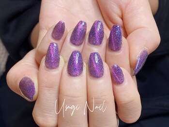 ウサギネイル 新大久保店(usagi nail)/マグネットフレンチ秋可愛い