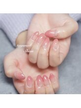 たゆ ネイル(たゆnail)/ピンクグラデーションネイル