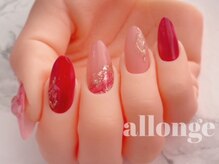 アロンジェ 甲府中央店/ぷっくりアートネイル☆