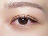 上まつ毛パーマ+眉毛間引き