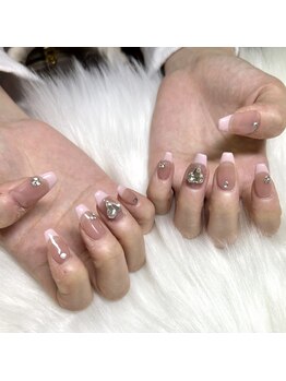 ナミネイル(NAMI nail)/pink french