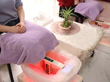 楽楽エスラインサロン 上野店の雰囲気（足湯☆韓国で話題のスアン（韓国式足湯器）が上野で試せます♪）