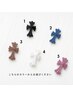 GW企画★話題沸騰★長さだしxクロムパーツ付き|韓国風ワンカラー￥8000