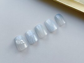 ブルーパールレースネイル
