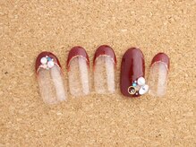 ネイルサロン ブランロール 白金店(Nail Salon Blanl'or)/ボルドーフレンチ★