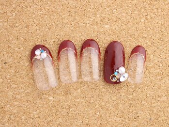 ネイルサロン ブランロール 白金店(Nail Salon Blanl'or)/ボルドーフレンチ★