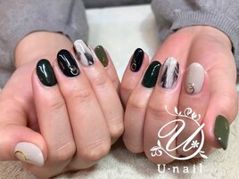 ブラック☆ニュアンスネイル