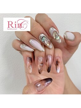 囲みミラーネイル