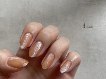 アイネイルズ 吉祥寺店(I nails)/水滴オレンジ[吉祥寺]