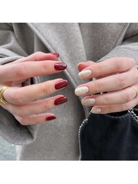 アシンメトリーワンカラーコース