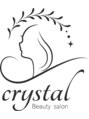 クリスタル(crystal) 女性がずっと美しく輝くように、という思いを込めて作ったロゴ♪