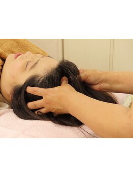 ヘッドスパで癒されたい