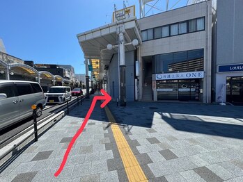 リジェロ 岩国店(RE:jello)/【道案内】左手に進むとサロン