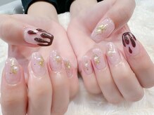 ラルネイル 大宮(Lull. nail)/＃バレンタイン＃塗りかけ＃2月