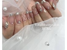 レアンシ(ReAnc)/ガラスフレンチ×キルティング