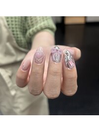 ミラーにリボン可愛いです！