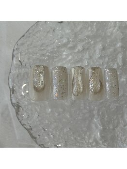 ラナネイル(Lana Nail)/8月ニュアンス定額デザイン