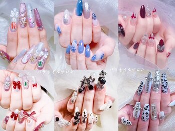 バラ ネイルサロン 日暮里の写真/特別な日にも、季節を感じる日常にも指先に輝く煌めきを★旬のトレンドや華やかなデザインで、特別な貴女へ