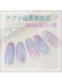 人気！あじさいネイル
