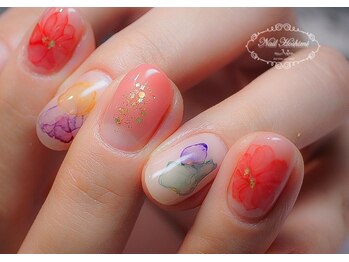 ジュジュ(Juju)/たらしこみのちぐはぐネイル