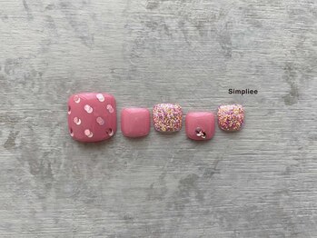 シンプリー ネイルアンドアイラッシュ 祖師谷大蔵店(Simpliee Nail&Eyelash)/フットネイル