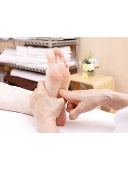 足つぼを刺激したい