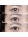 ウイ(u`iii) お客様の目元、まつ毛に合わせたパーマの当て方ご提案いたします