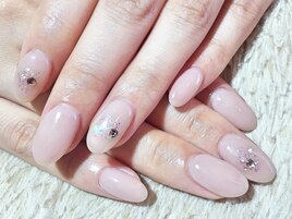 【ハンド】ホログラム×ビジュー