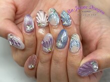 アン ジョーヌドラゴ/【自爪ネイル】ぷっくり夏ネイル