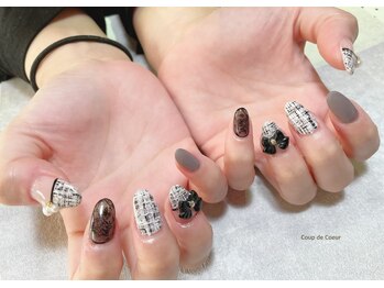 ミップチップ クップドクール アルム(mipccip×Coup de Coeur×Areum)/ツイードネイル