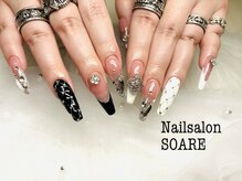 ネイルサロンソアレ(SOARE)/スカルプネイル（キルティング）