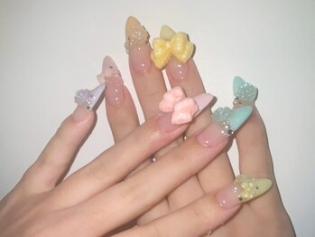 ジェミーネイル シンジュク(Jemiy nail shinjuku)/【Nana】パステルフレンチ¥12480