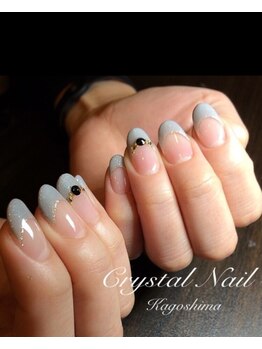 クリスタルネイル プレミアム イオンモール鹿児島店(CRYSTAL NAIL PREMIUM)/フレンチ
