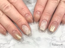 バランス 泉中央店(balance)/上品白マーブル♪