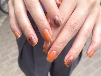 シェリ バイ リッシュ(Cheri by RICHE)/テラコッタ×インクネイル